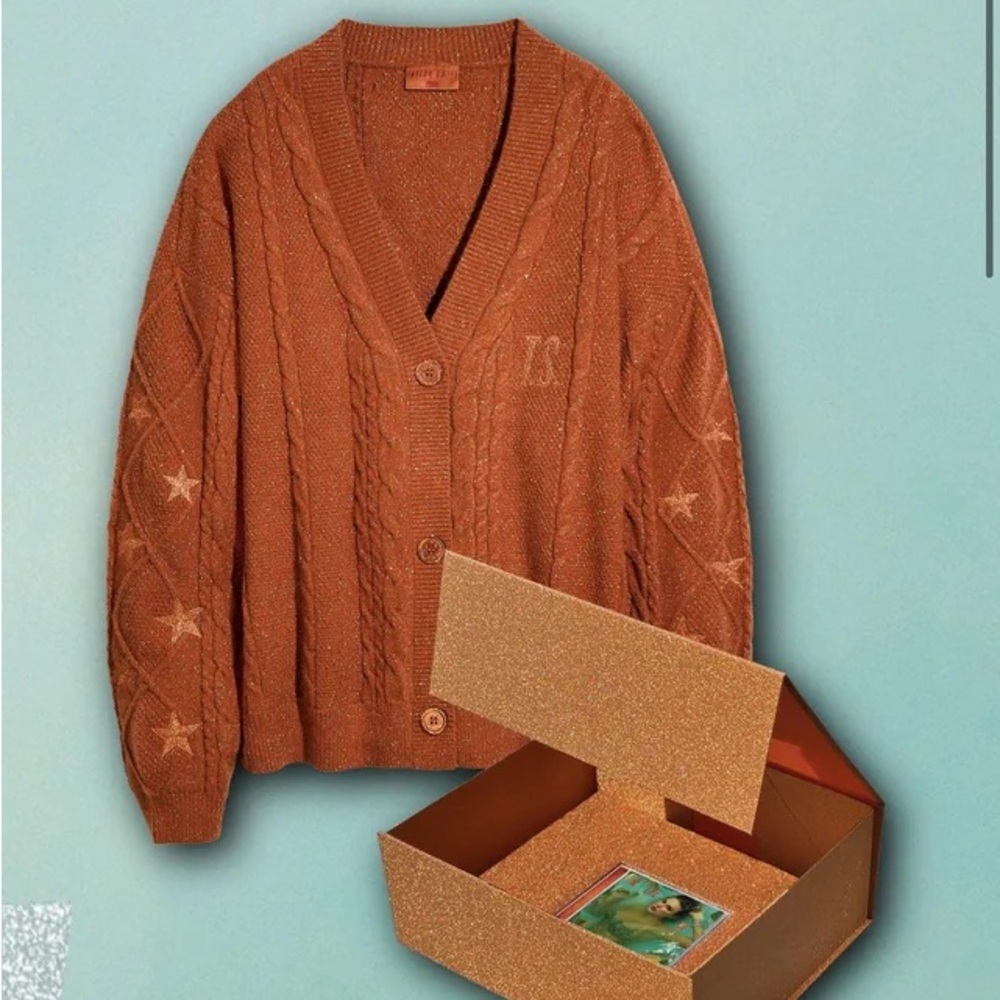 Taylor Swift Glitter Sweater Cardigan
